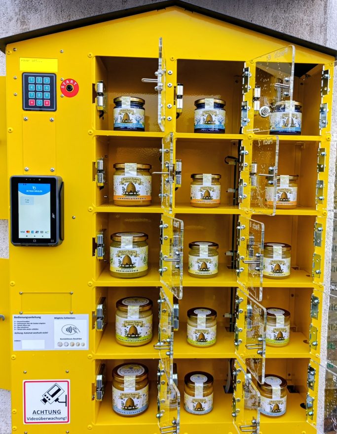 24/7 Honigautomat an meiner Imkerei 24/7 Honigautomat an meiner Imkerei